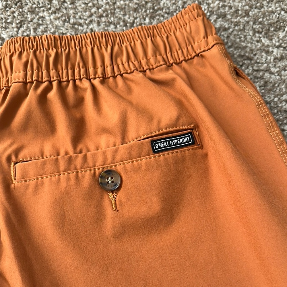 O'Neill Hybrid Hyperdry Burnt Orange Swim Trunks - Picture 5 of 6